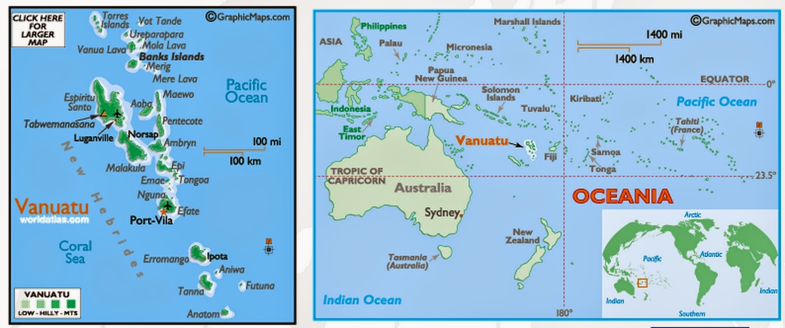 Остров Самоа на карте мира
